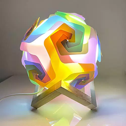 Luce notturna colorata USB per bambini creativa