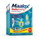 Maalox Reflurapid, Maalox Reflusso, 20 + 20 Bustine Monodose