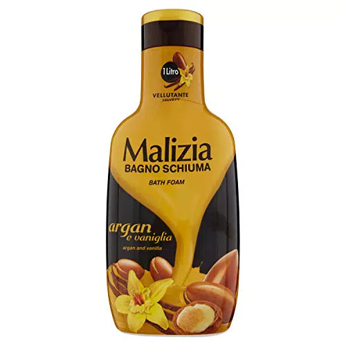 Malizia - Bagno Schiuma, Argan e Vaniglia - 1000 ml