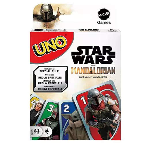 Mattel Games - UNO Star Wars The Mandalorian, Gioco di Carte per Bambini 7+ Anni