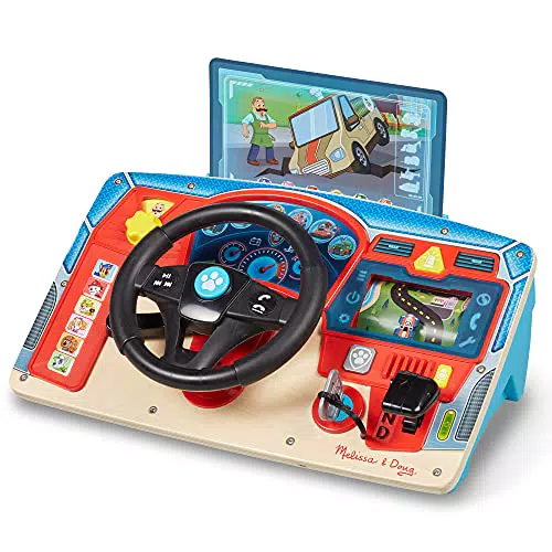 Melissa & Doug - Paw Patrol Cruscotto e Volante in Legno