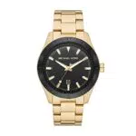 Michael Kors Orologio Layton Uomo, movimento a tre lancette con data
