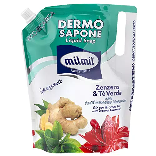 Milmil Dermo Sapone Liquido Igienizzante con Antibatterico Naturale - 900 ML