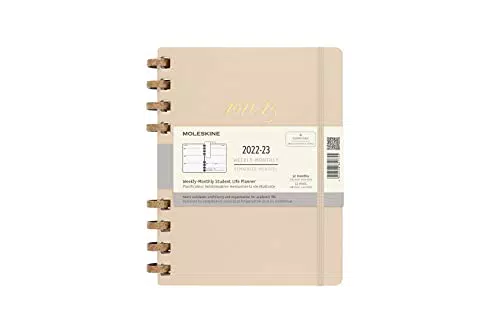 Moleskine Agenda Mensile 2022, 2023, Remake Sand