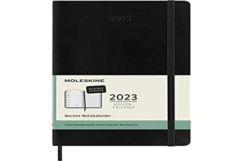 Moleskine Agenda Settimanale 2023, Agenda 12-Mesi, Copertina Morbida