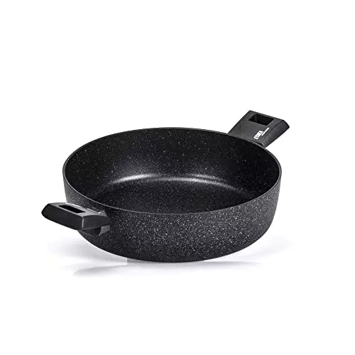 Moneta Etnea - Tegame 2 Manici, Nero, 28 cm