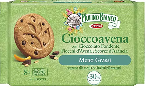 Mulino Bianco Cioccoavena Biscotti con Meno Grassi, Cioccolato Fondente