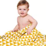MYLUNE HOME 100% Cotone Coperta in Maglia per Guardare la TV su sulla Sedia