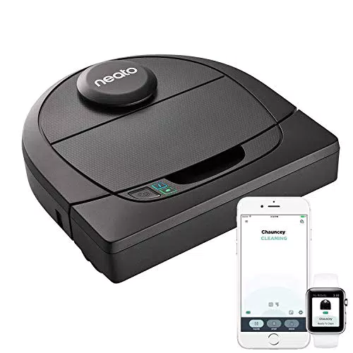 Neato Robotics D4 Robot Aspirapolvere Intelligente, Compatibile con Alexa