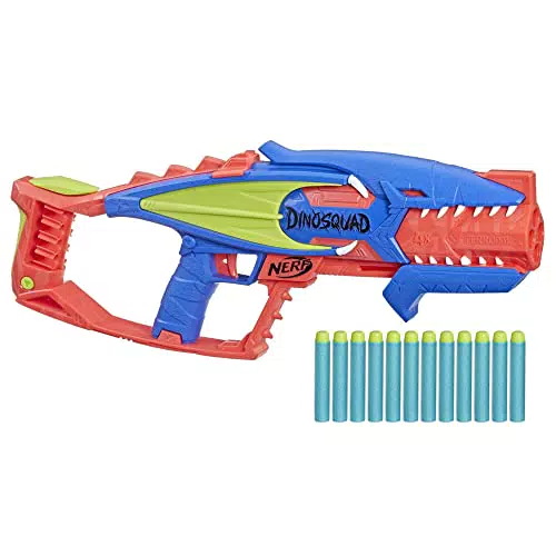 Nerf DinoSquad - Terrodak, 12 dardi Nerf Elite, design a forma di dinosauro