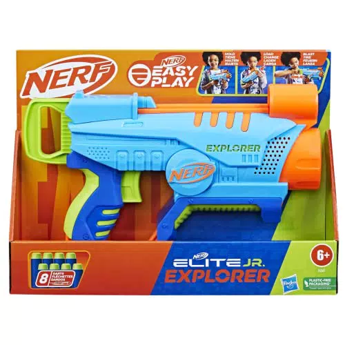 Nerf Elite Jr - Explorer, blaster facile da usare