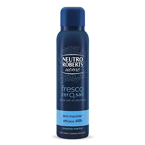 Neutro Roberts, Deodorante Uomo Spray Fresco Essenza Marina