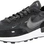 Nike Waffle One, Sneaker Uomo, Black Black White Orange