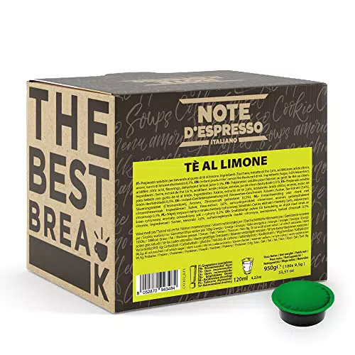 Note D'Espresso, Tè al Limone, Capsule Compatibili Soltanto con sistema LAVAZZA A MODO MIO