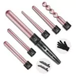 NWOUIIAY Ferro Arricciacapelli 6 in 1 80°C - 230°C