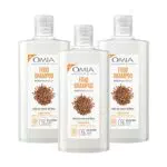 Omia, Fisio Shampoo Eco Bio con Olio di Semi di Lino per Capelli Crespi