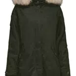 Only Onlmay Fur Canvas CC Otw-Parka Giacca, Rosin