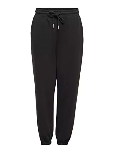 Only ONLSCARLETT Pant Swt Noos Pantaloni, Black, XS da Donna