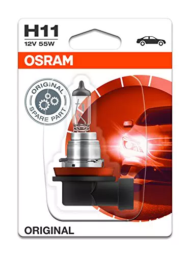 OSRAM Original 12V H11 Lampada alogena per fari auto - in Blister singolo