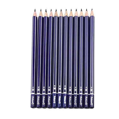 Pelikan 12 Matite in Grafite HB -Mine Resistenti Alla Rottura