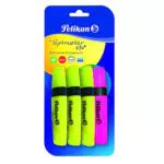 Pelikan Evidenziatori Confezione Risparmio da 4 Pezzi