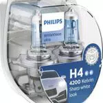 Philips lampada fari con Luce alogena effetto Xenon H4
