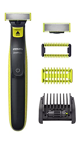 Philips OneBlade Face & Body, Rade, Regola e Rifinisce Qualsiasi Lunghezza di Capelli