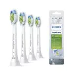 Philips Sonicare, Pack da 4 Testine di Ricambio W2 Optimal White Standard