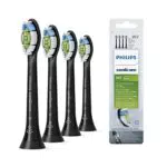 Philips Sonicare HX6064/11 Pack da 4 Testine di Ricambio W2 Optimal White Standard per Spazzolino Elettrico Sonico