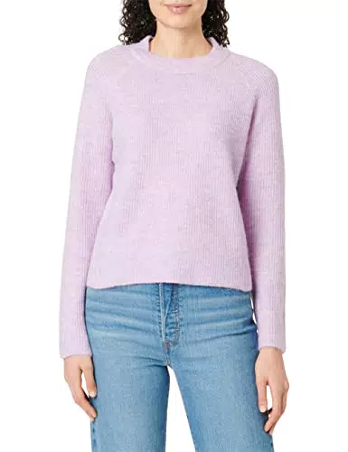 PIECES Knit Noos BC-Maglia a Girocollo, Taglia L Maglione