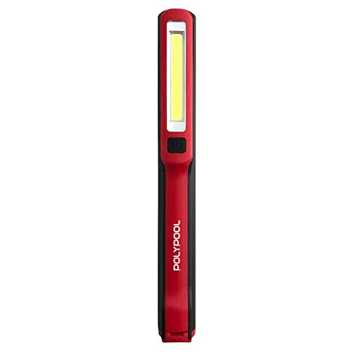 POLY POOL Torcia Led Ricaricabile Da Lavoro con Luce Ultra Led COB 3W