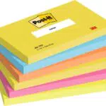 Post-it Foglietti, Collezione Energetic, Confezione da 6 blocchetti