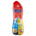 Pril Excellence Duo Gel Detersivo lavastoviglie Gel con Limone, Confezione da 45 Lavaggi