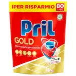 Pril Tabs Gold 12 Azioni, Detersivo per Lavastoviglie