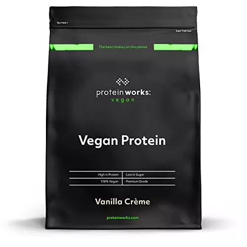 Proteina Vegana In Polvere, Crema Alla Vaniglia, 1kg