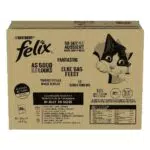 Purina Felix Le Ghiottonerie Cibo Umido per Gatti con Manzo