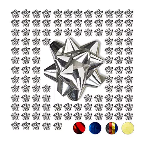 Relaxdays Fiocchetti per Pacchetti Regalo Set 100 Pezzi