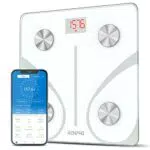 Bilancia Pesapersone Intelligente Bluetooth, bianco