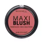 Rimmel London Fard in Polvere Maxi Blush, Powder Blush Rosa a Lunga Durata