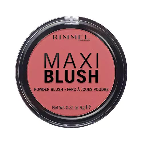 Rimmel London Fard in Polvere Maxi Blush, Powder Blush Rosa a Lunga Durata