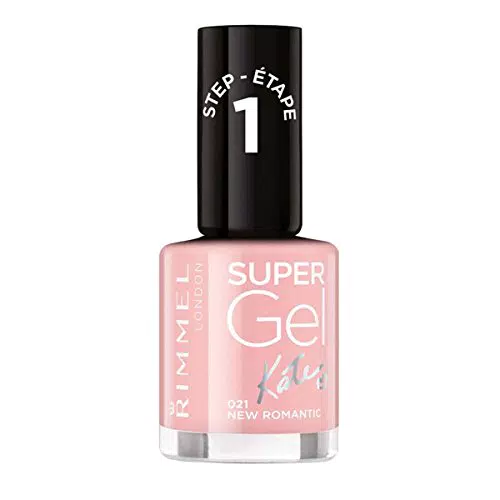 Rimmel London Smalto Unghie Super Gel - Nail Polish Effetto Gel a Lunga Durata - 021 New Romantic - 12 ml