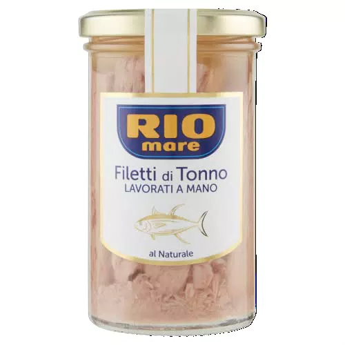 Rio Mare Filetti di Tonno al Naturale, Confezione da 250g