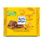 RITTER SPORT Cornflakes, Tavoletta Di Cioccolato Al Latte Con Cornflakes