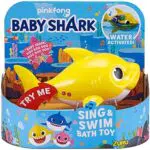 Robo Alive Junior Baby Shark, gioco da bagno a batteria per cantare e nuotare
