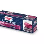 Sacchetti Antipolvere per Coperte e Piumoni - Organizza Il Tuo Armadio e Proteggi la Biancheria - 2 Buste Trasparenti 80x108cm - Domopak Living