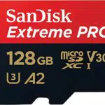 SanDisk 128GB Extreme PRO scheda microSDXC + adattatore SD + RescuePro Deluxe fino a 200 MB/s con prestazioni app A2 UHS-I Class 10 U3 V30