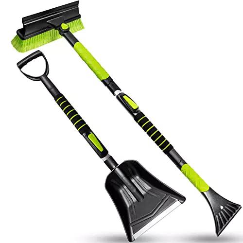 SEAAES Kit di rimozione della neve rimovibile 4 in 1