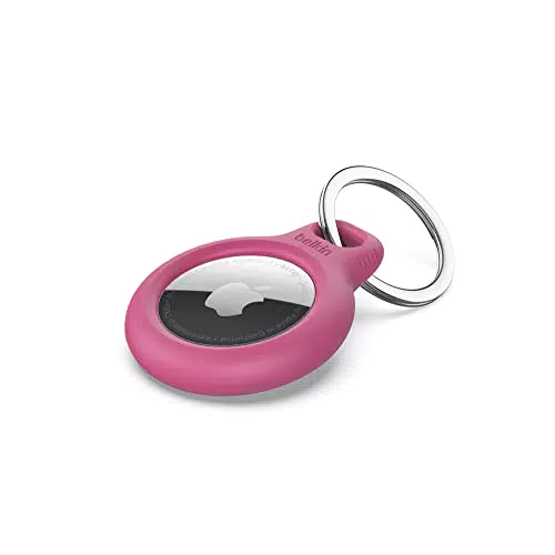 Portachiavi di sicurezza con porta Apple Air Tag - Pink