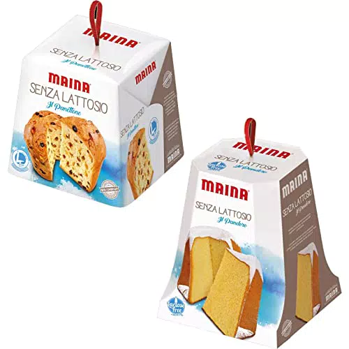 SET PANDORO + PANETTONE MAINA CLASSICO SENZA LATTOSIO 750 GR