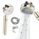 ShenOu soffione doccia inox, soffione doccia in acciaio inox con doccetta